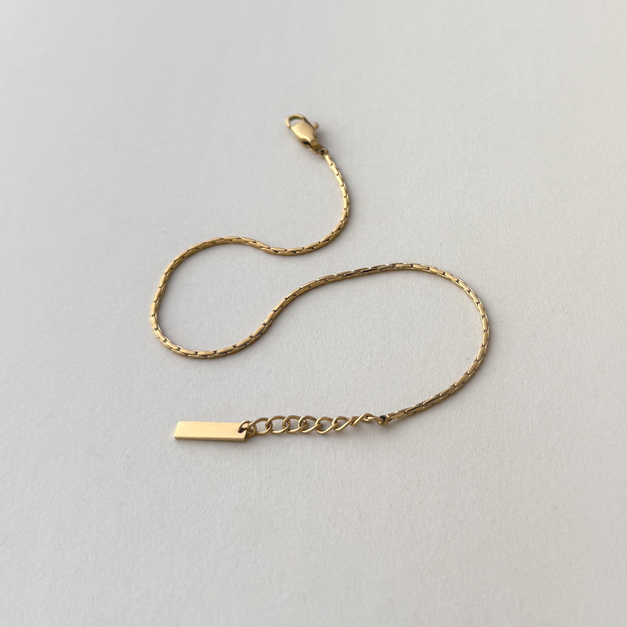 Delicate Box Chain Bracelet