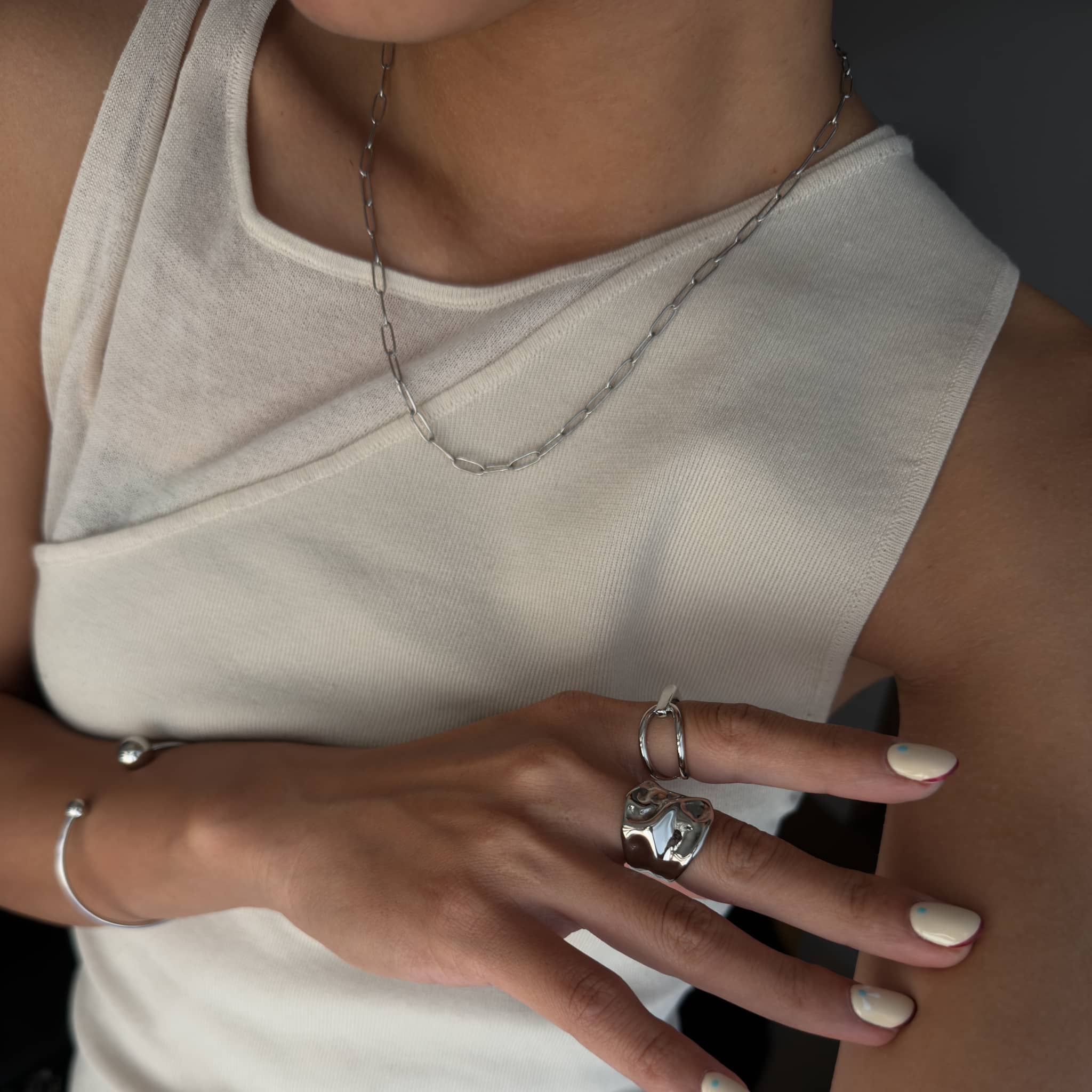 Silver Swirl Ring