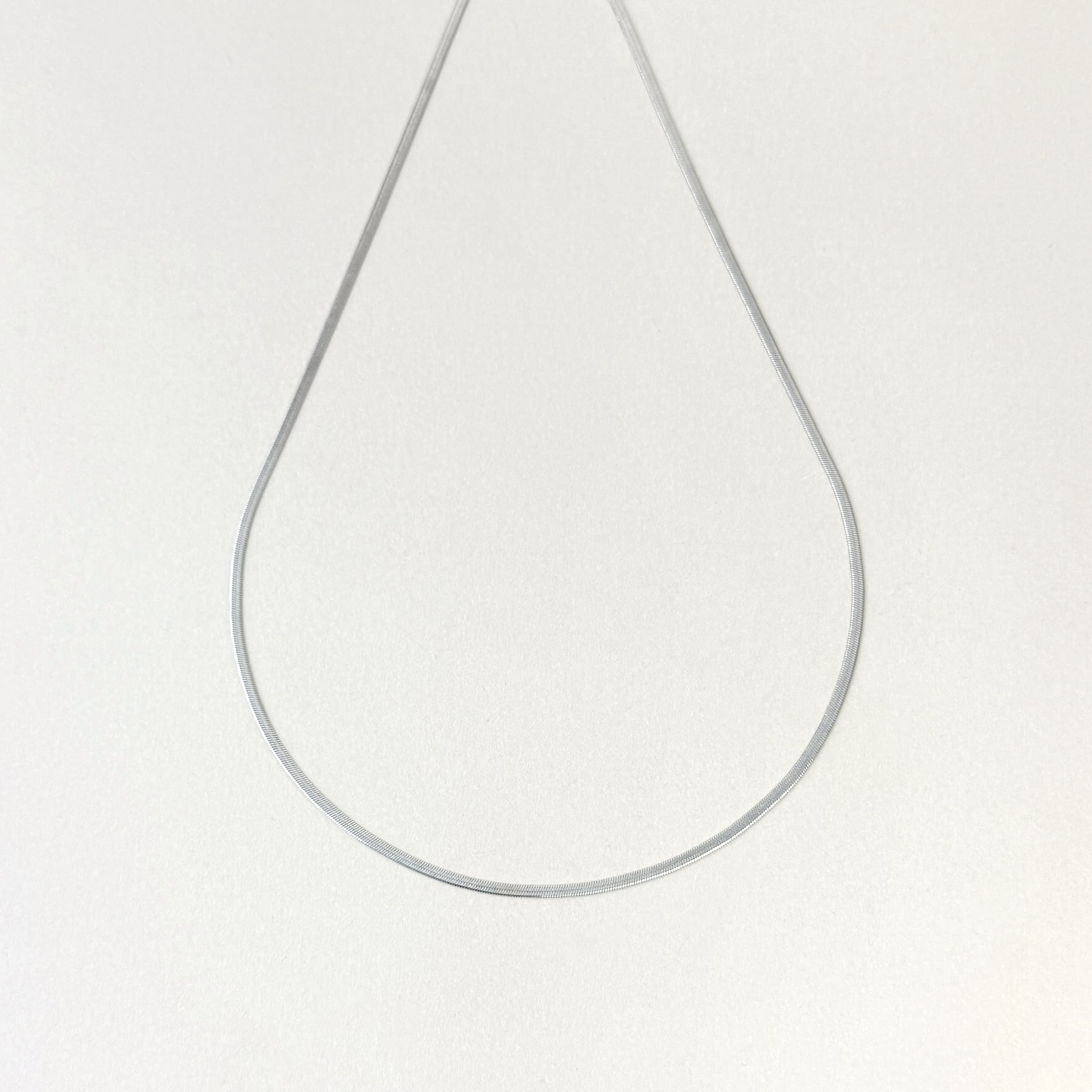 Flat Snake Chain Necklace