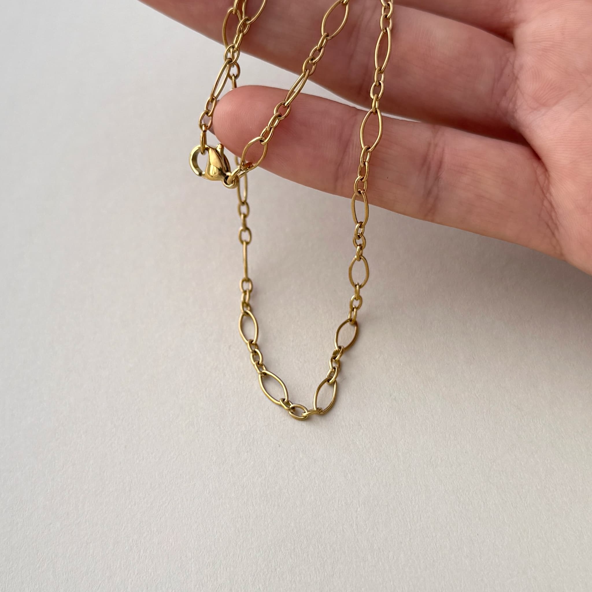Oval Link Chain Necklace