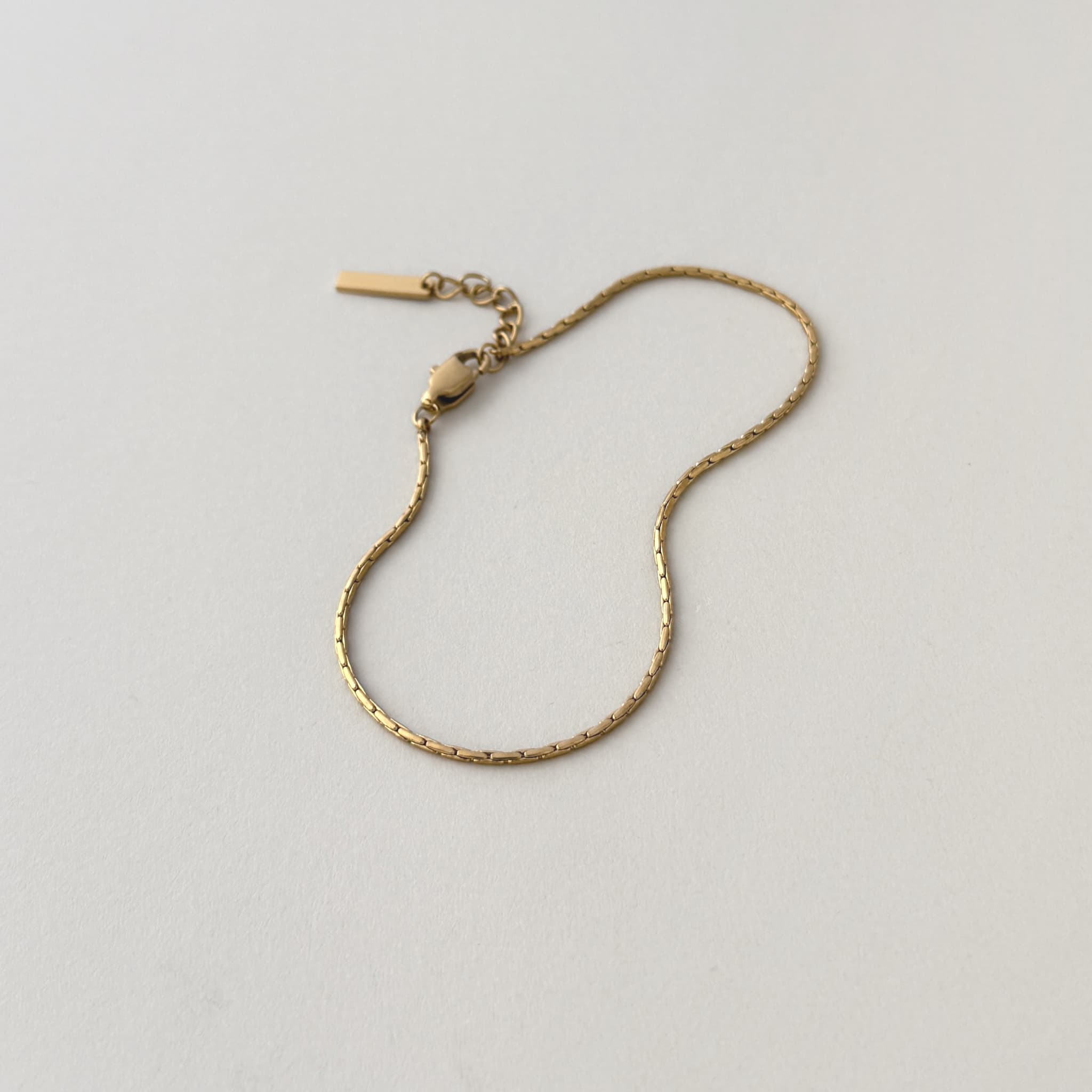 Delicate Box Chain Bracelet