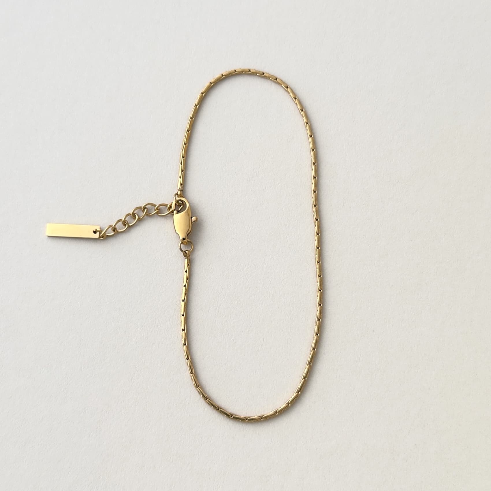 Delicate Box Chain Bracelet