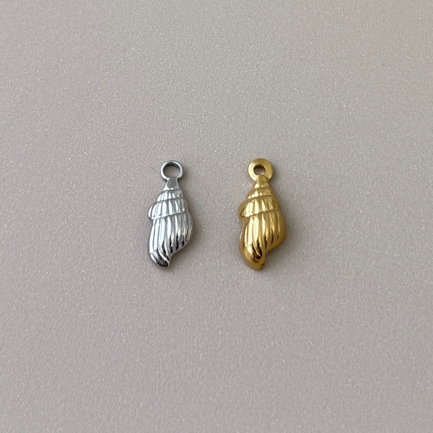 Spiral Seashell Charm