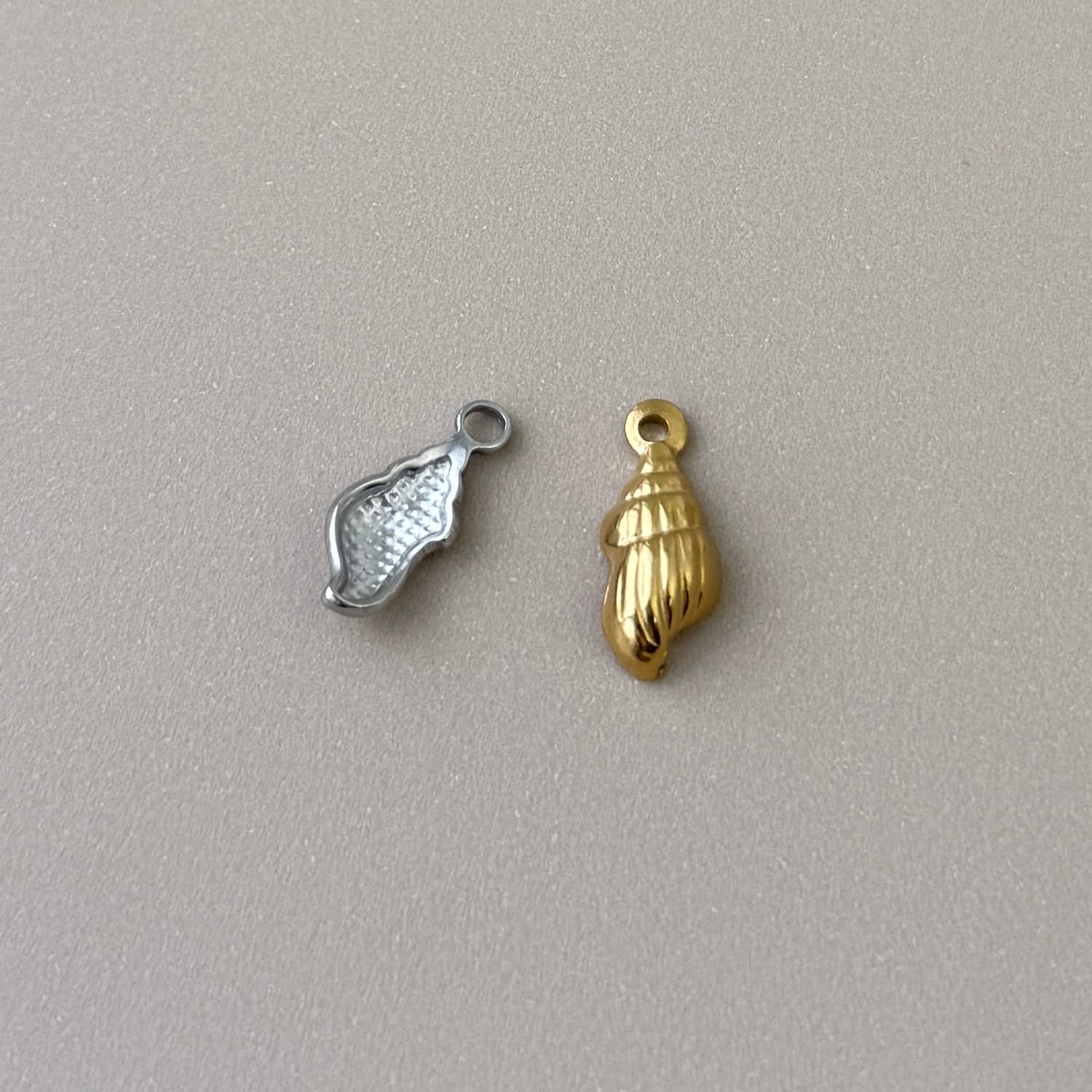 Spiral Seashell Charm