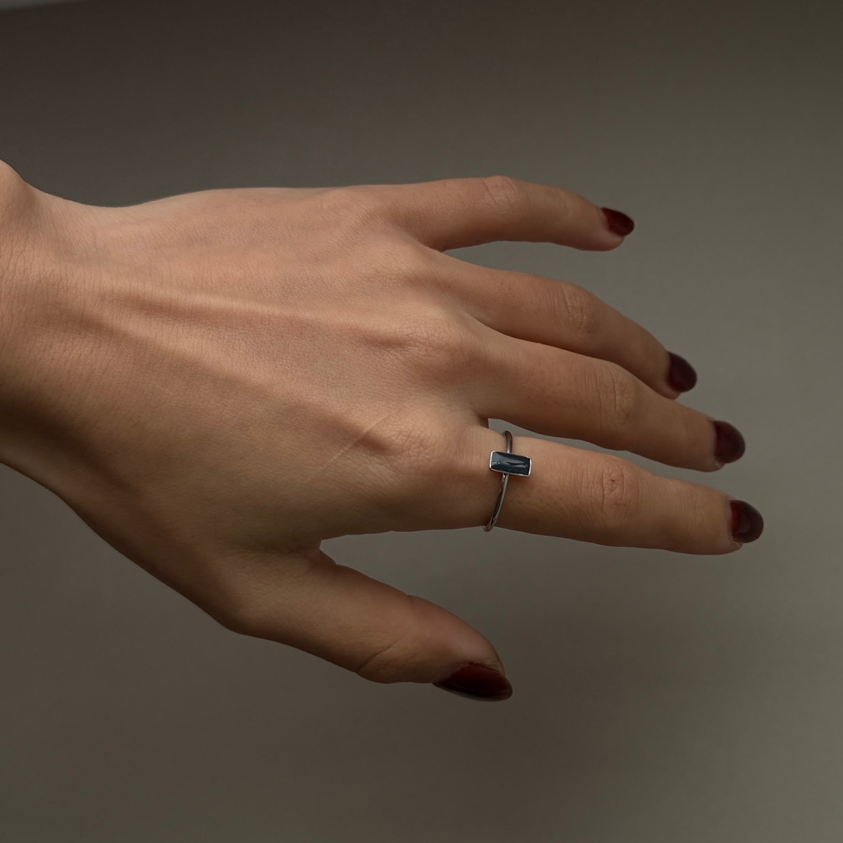 Baguette Adjustable Ring