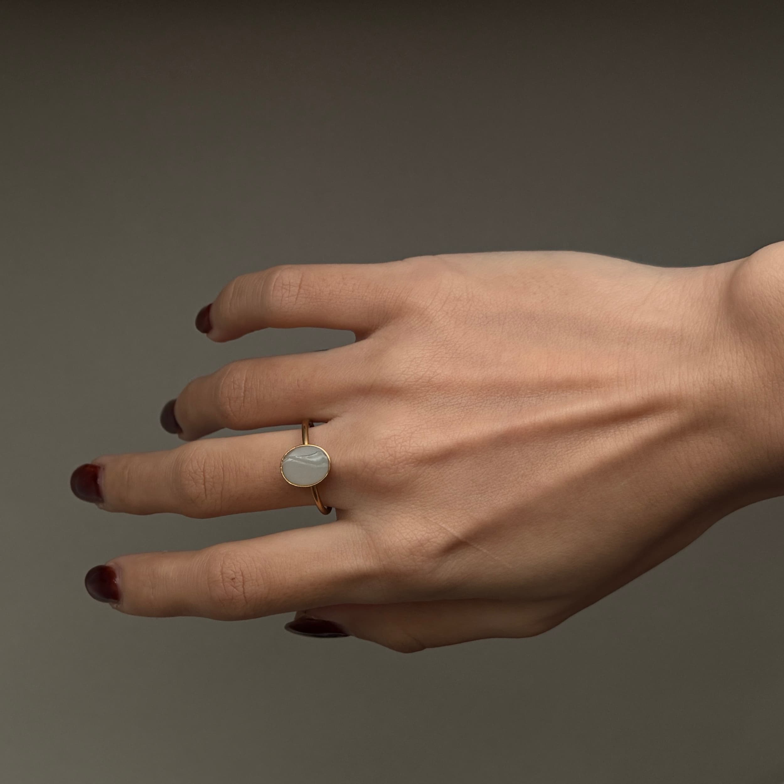 Oval Adjustable Ring