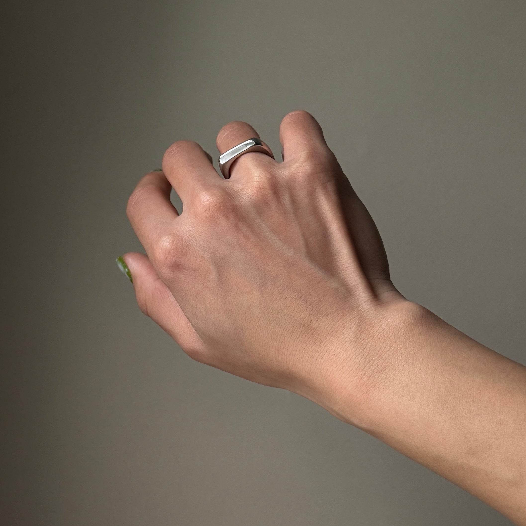 Flat Signet Ring