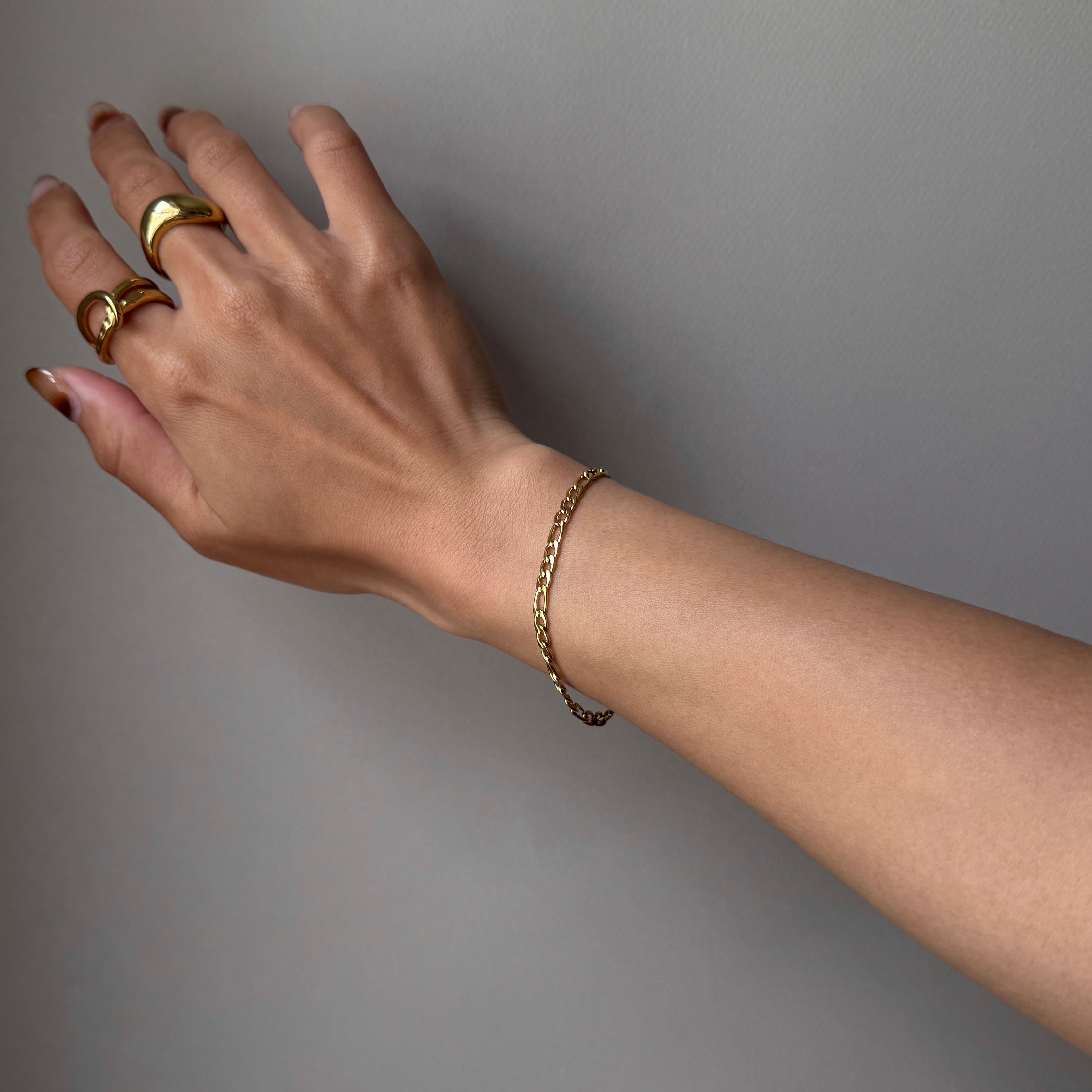Figaro Chain Bracelet