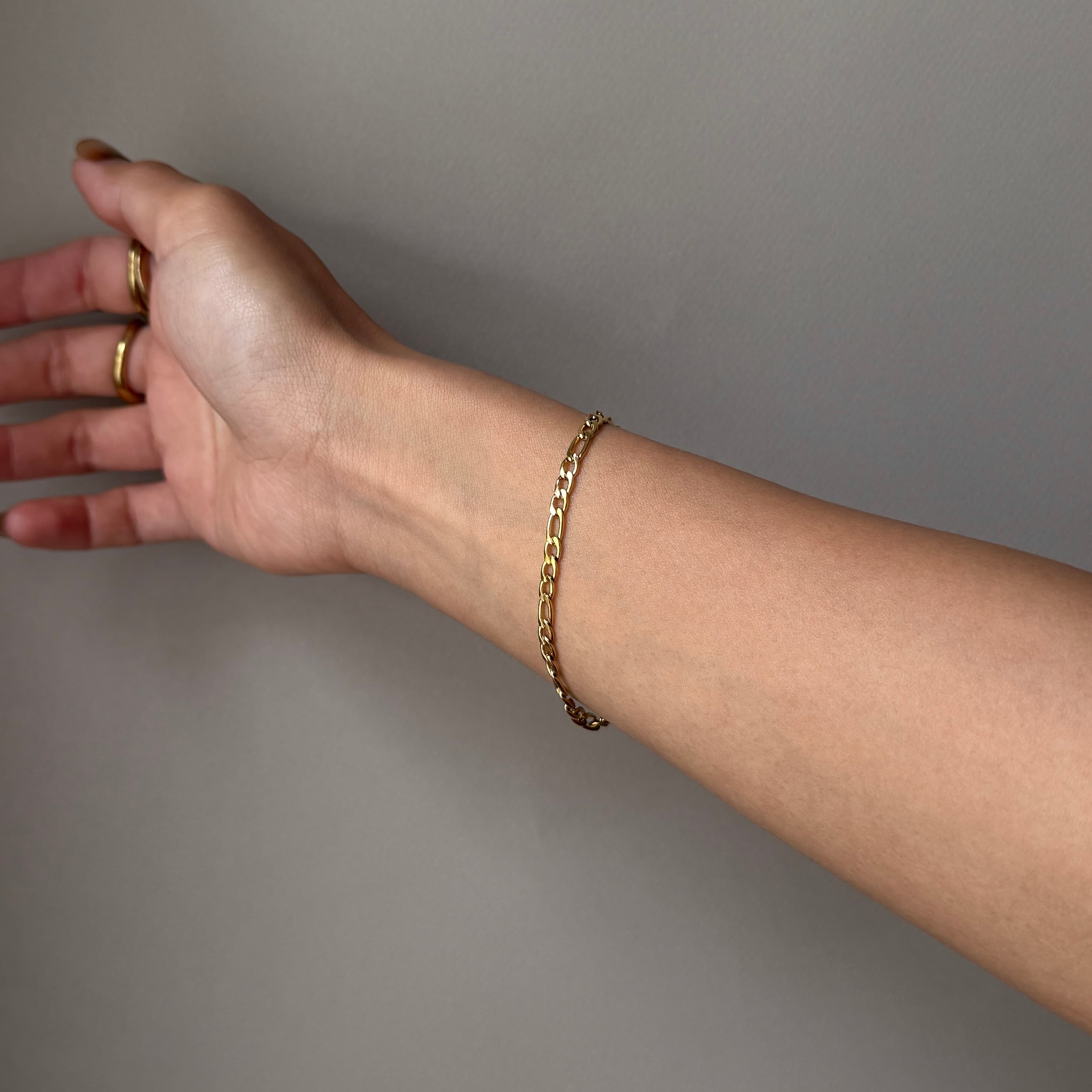 Figaro Chain Bracelet