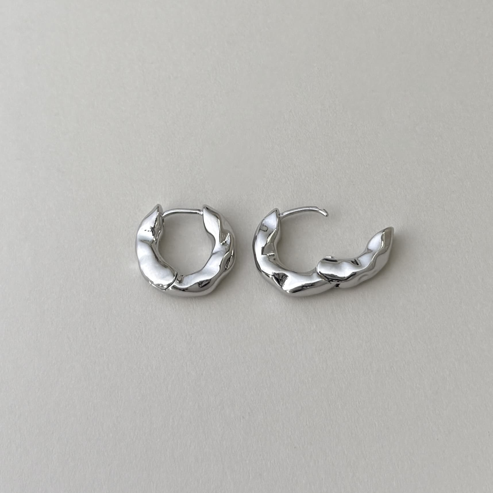 Crushed Form Hoops