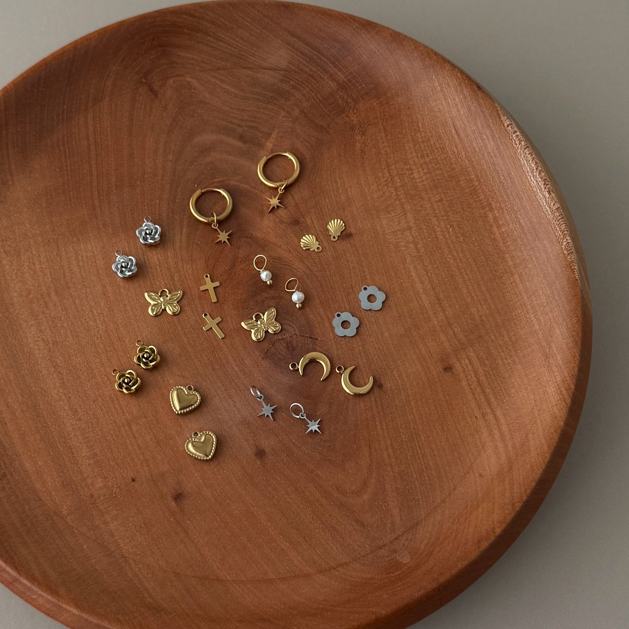 Charm Hoops