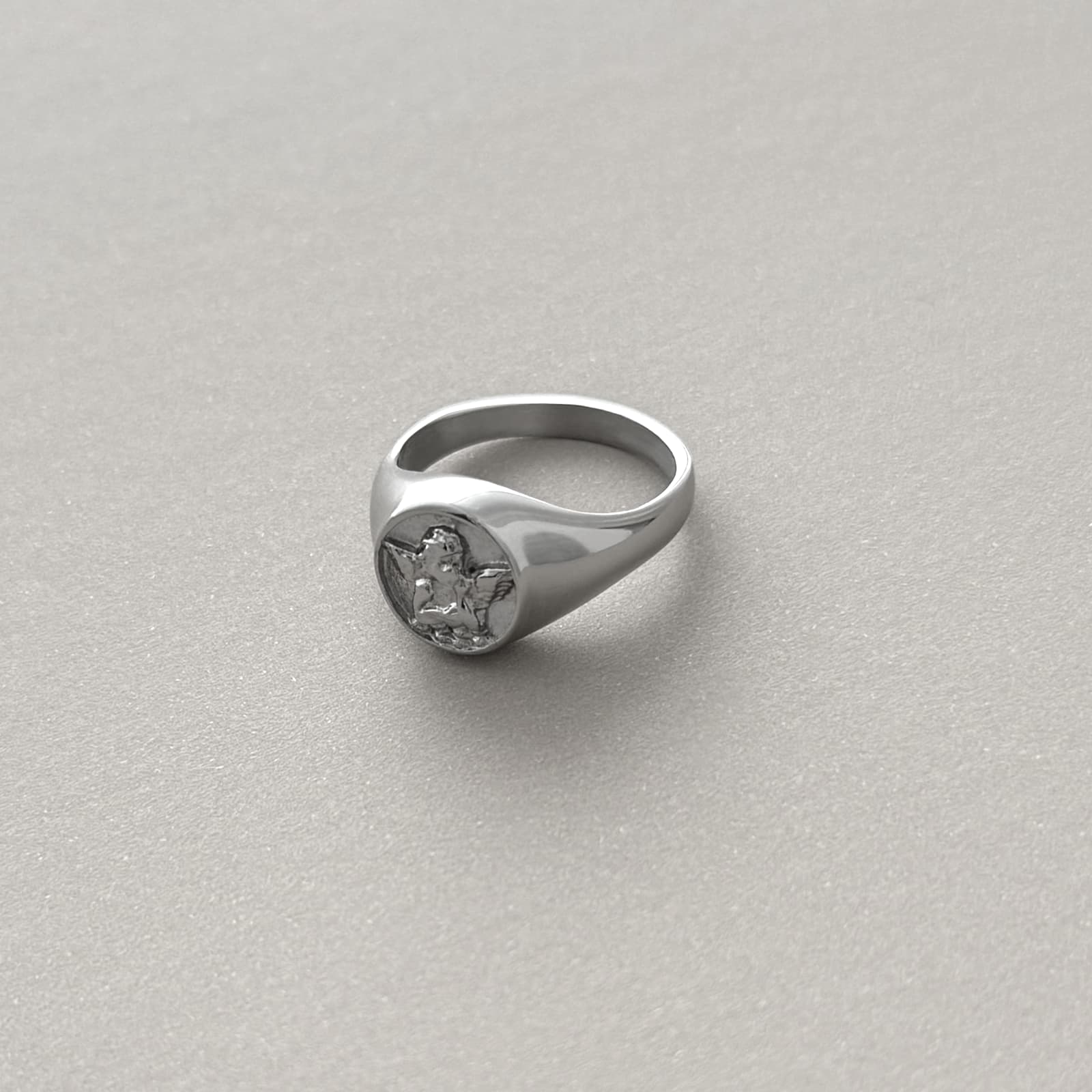 Angel Signet Ring