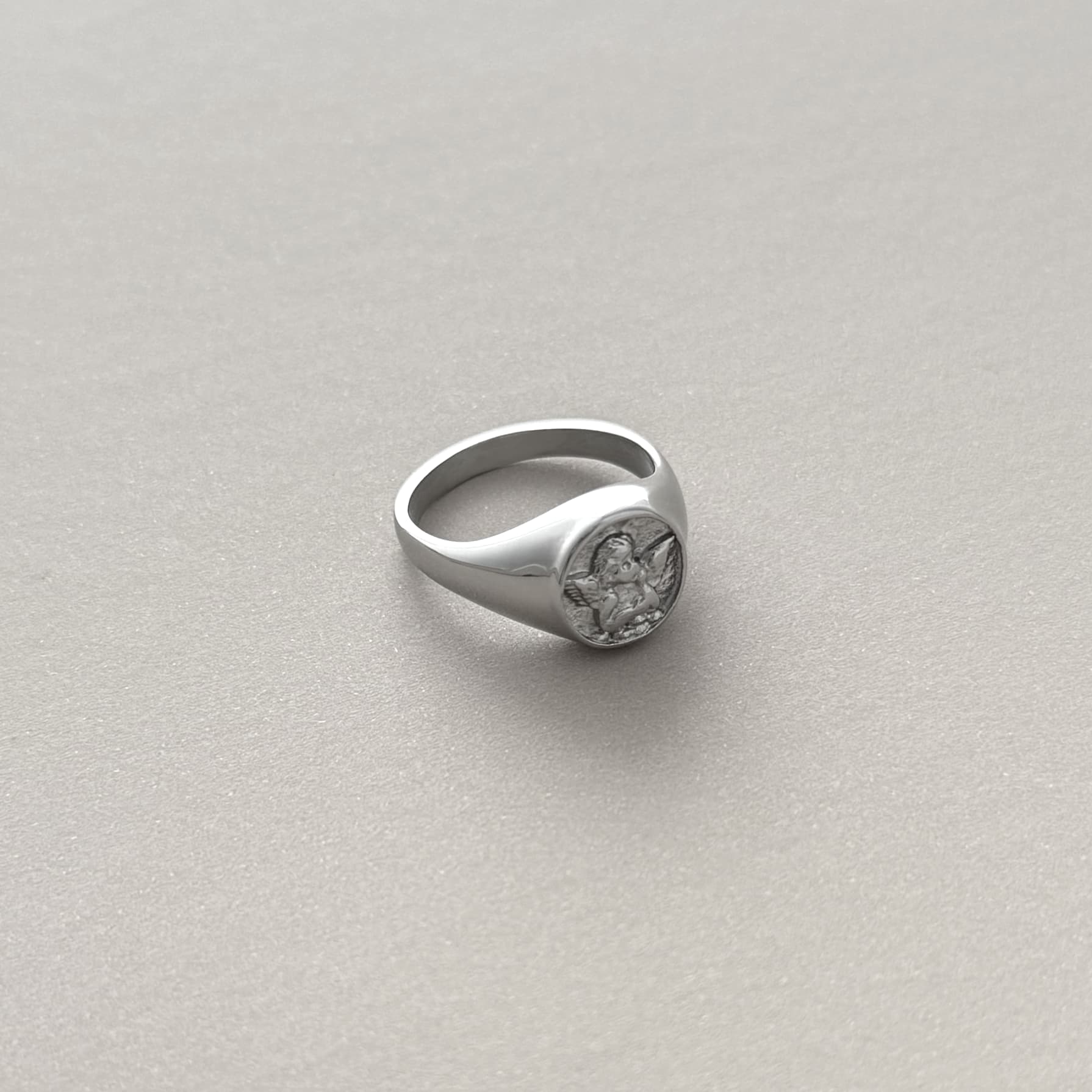 Angel Signet Ring