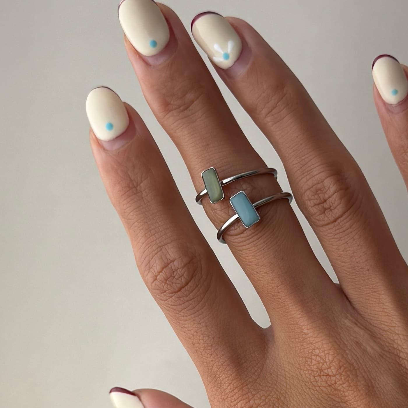 Baguette Adjustable Ring