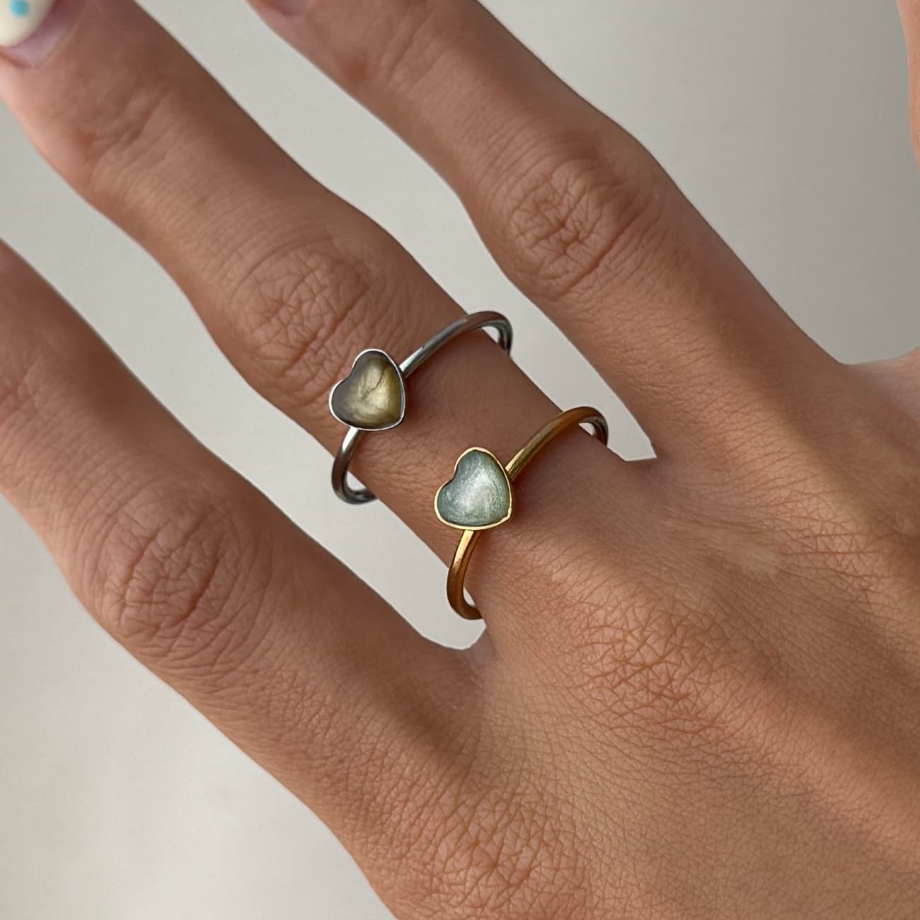 Petite Heart Adjustable Ring