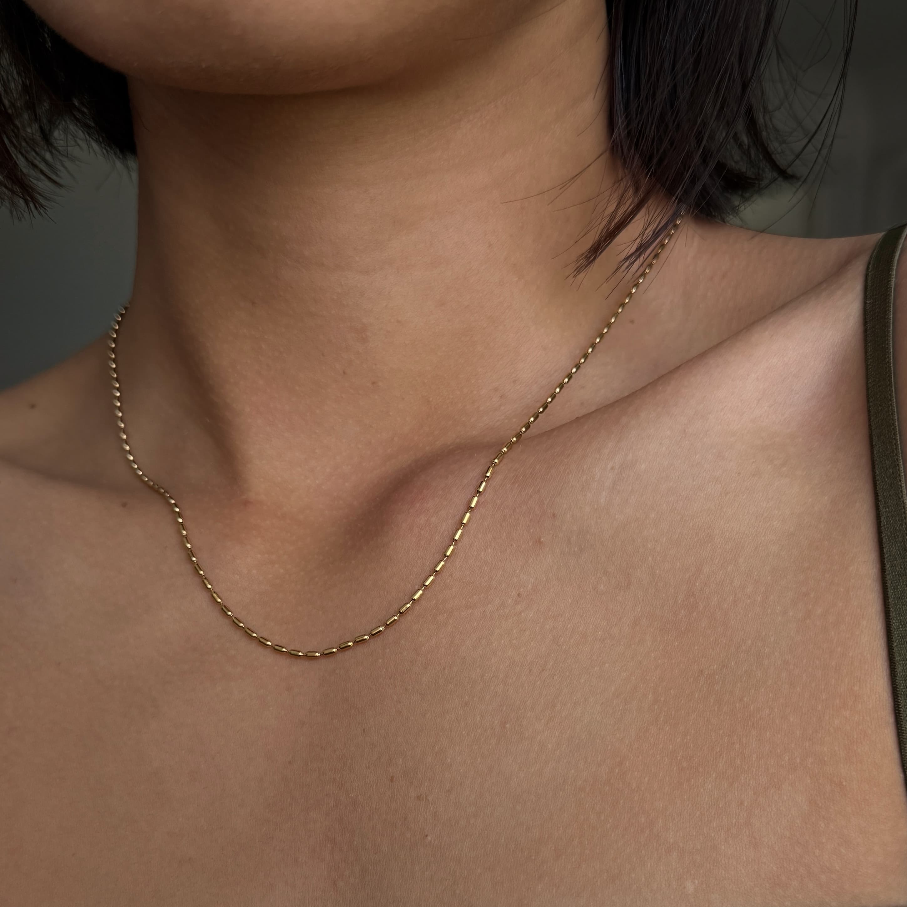 Pixel Bead Chain Necklace