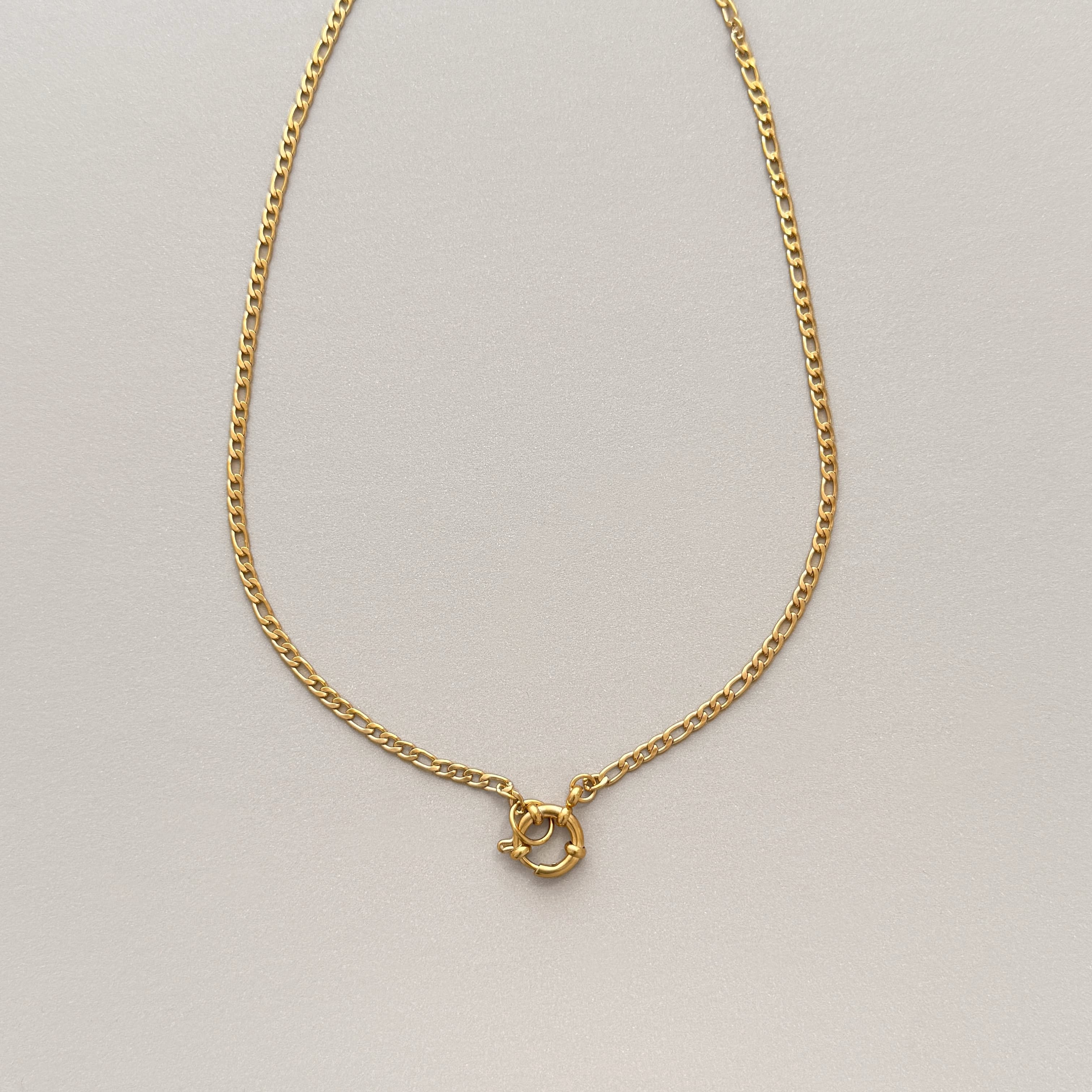 Figaro Clasp Necklace