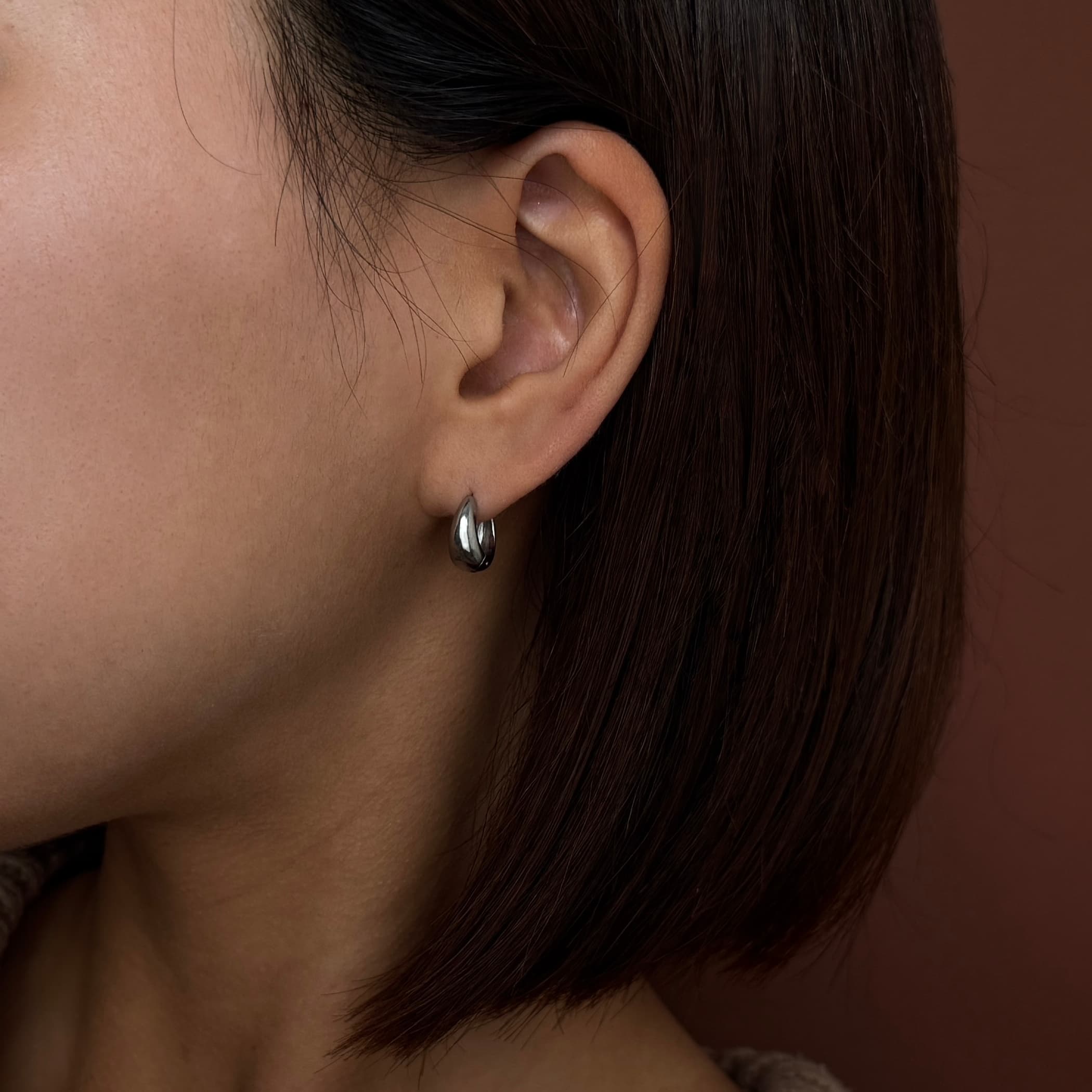 Chunky Petite Hoops