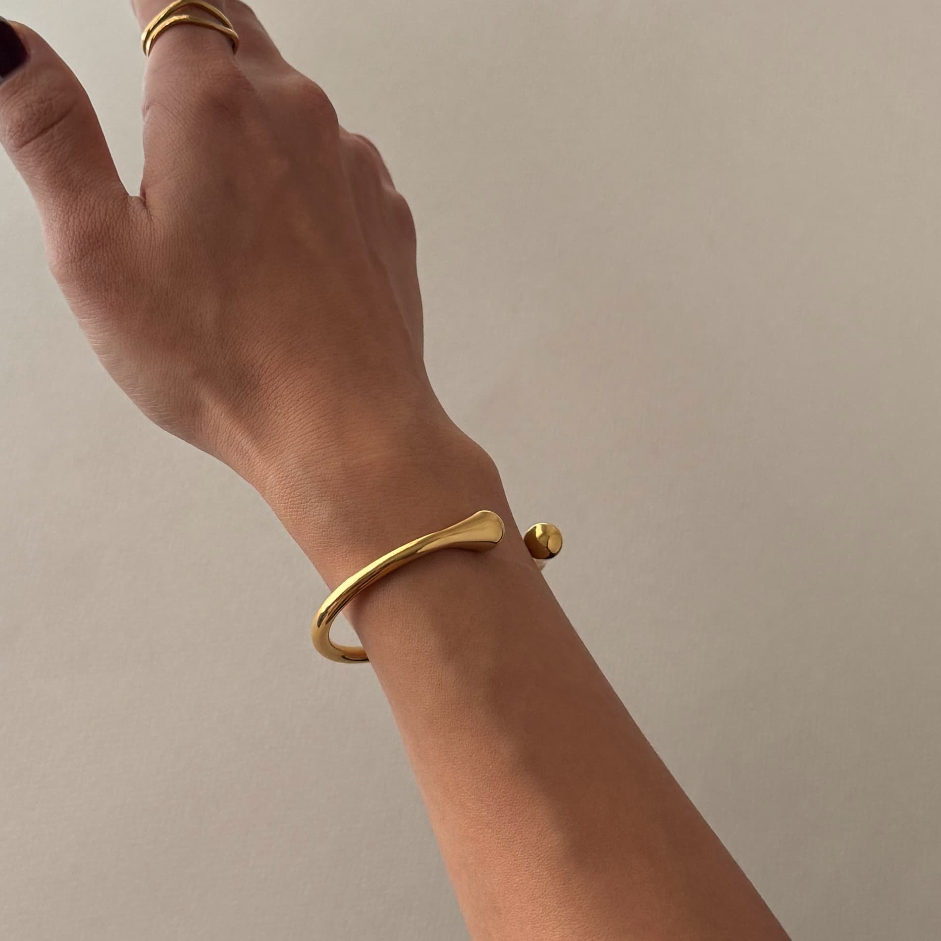 Teardrop Cuff Bracelet