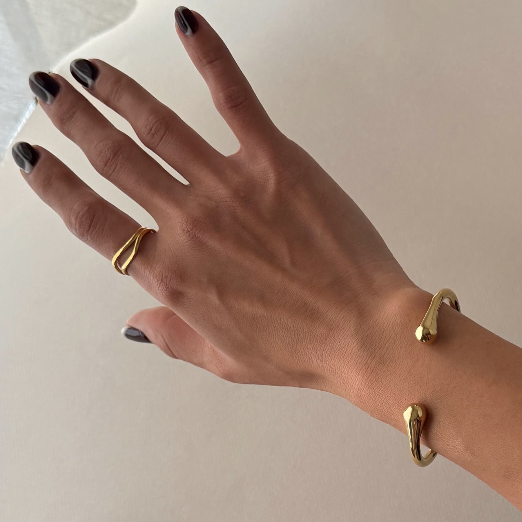 Twin Wave Ring