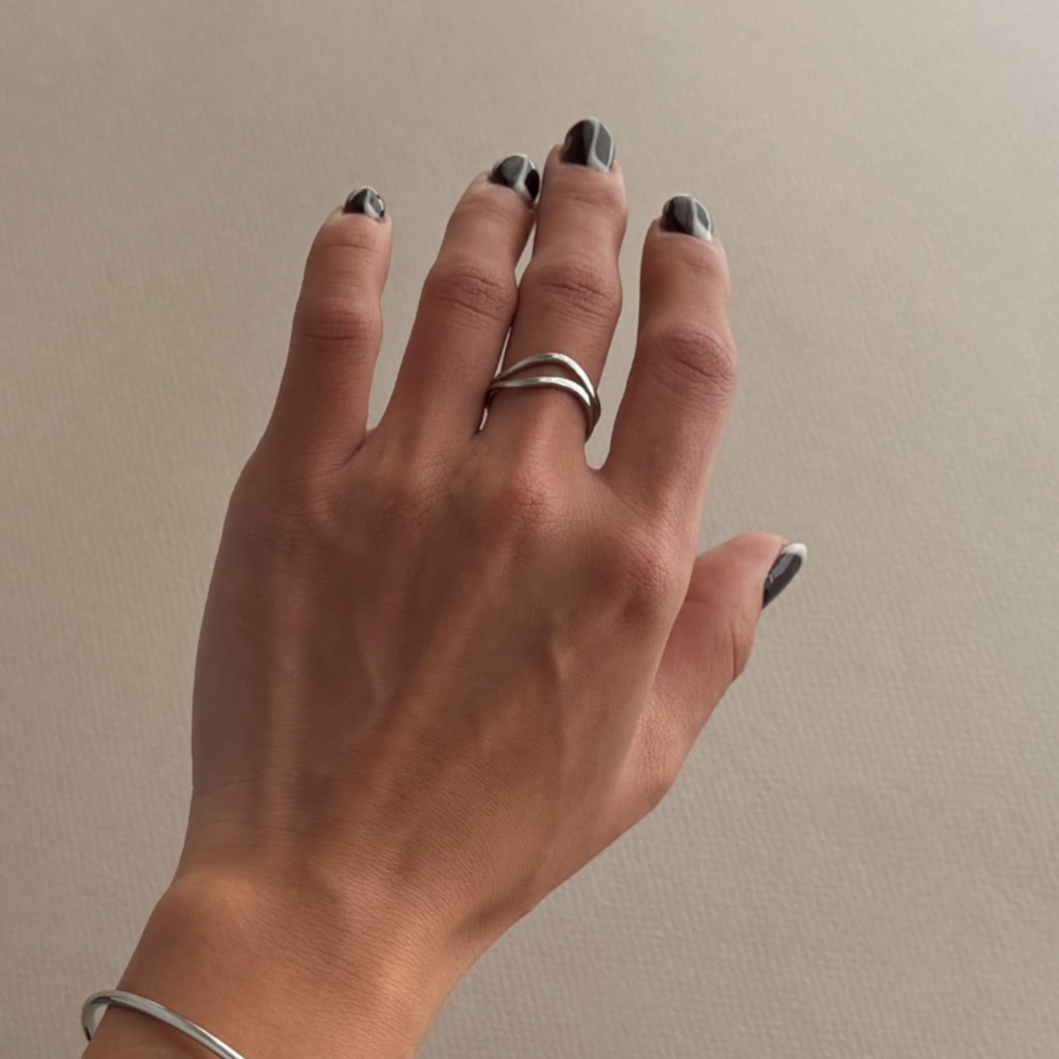 Twin Wave Ring