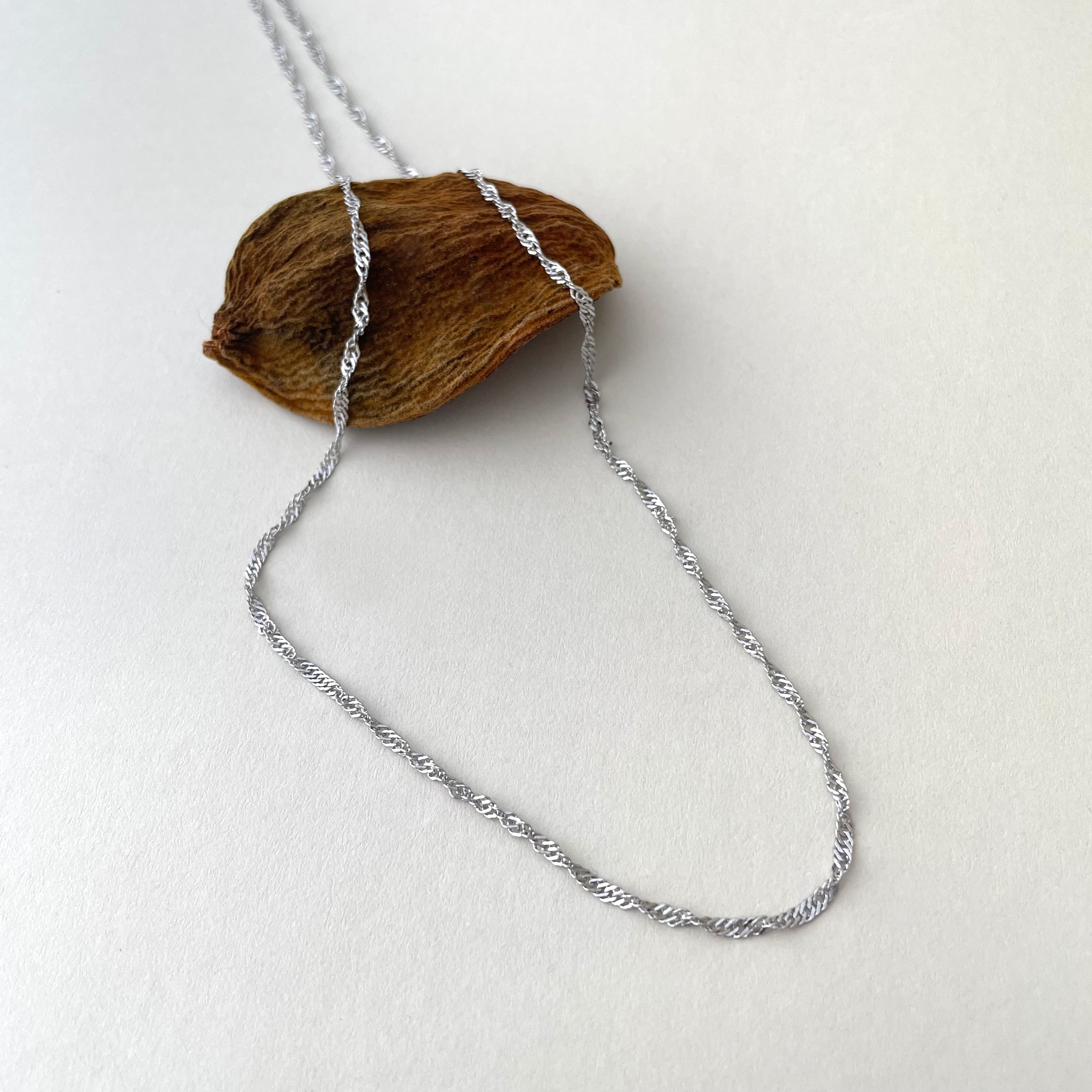 Dainty Twist Chain Necklace