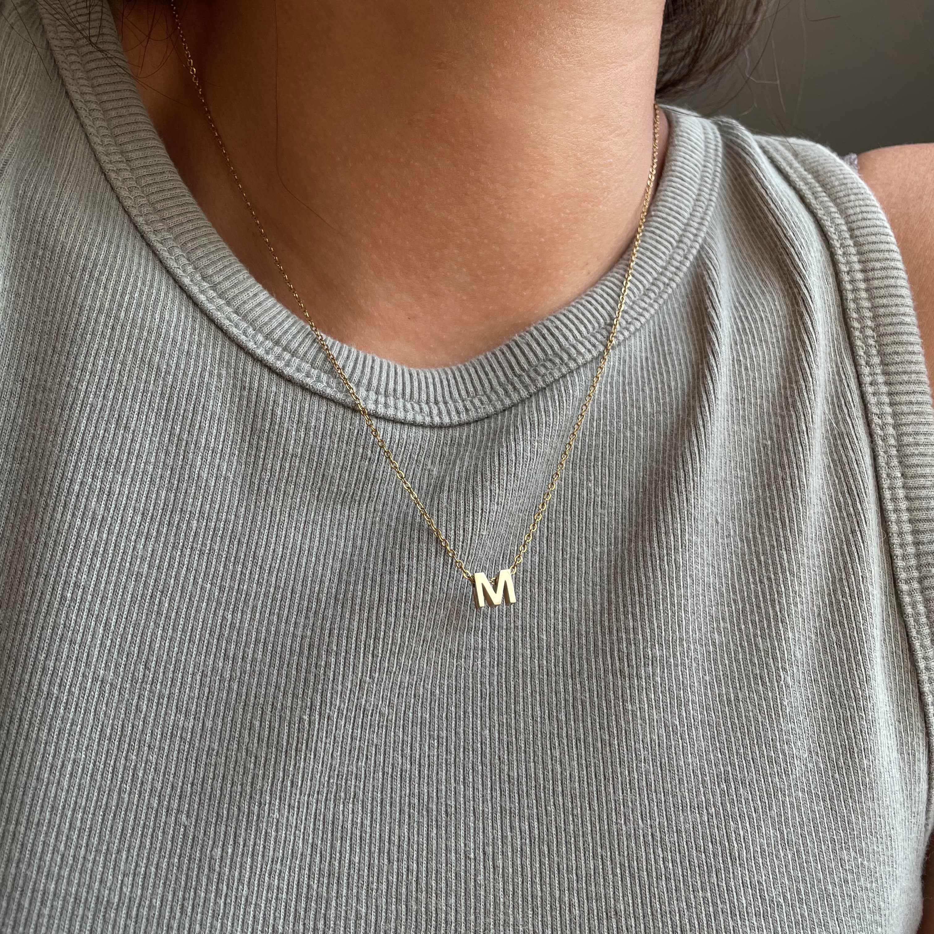 Initial Letter Necklace