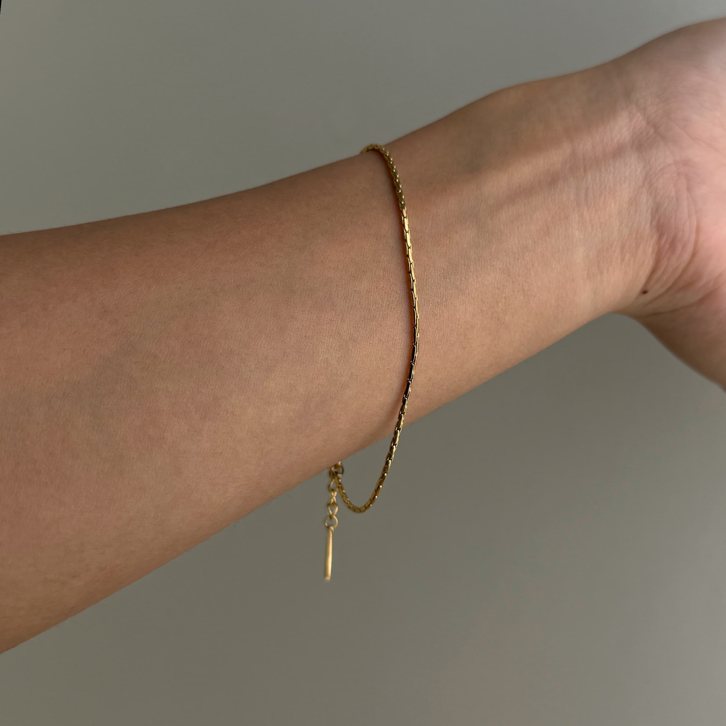 Delicate Box Chain Bracelet