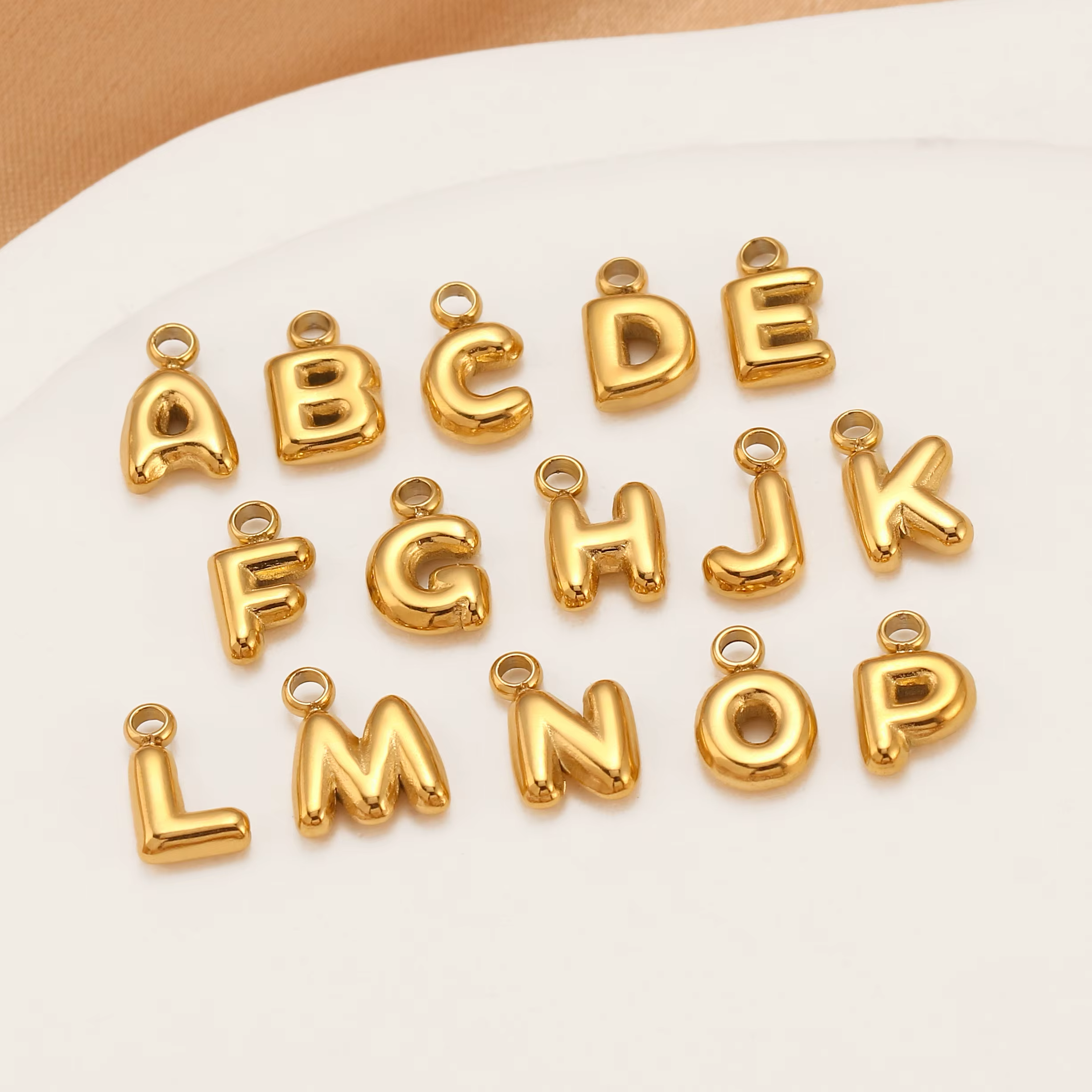 Bubble Letter Charm
