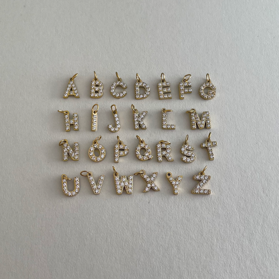 Dainty Letter Charms