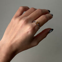 Baguette Adjustable Ring