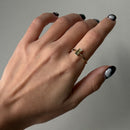 Baguette Adjustable Ring