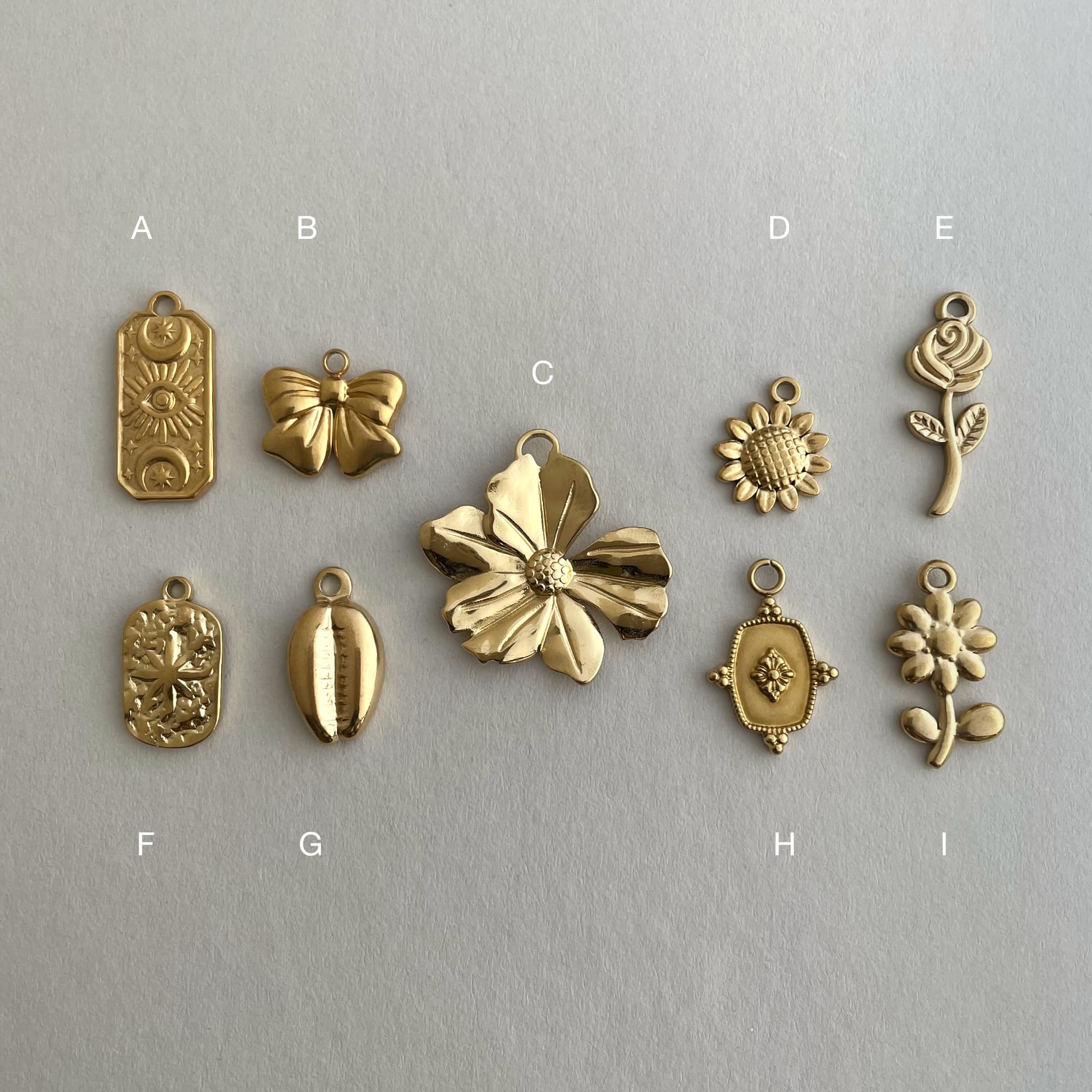 Medium Gold Charms