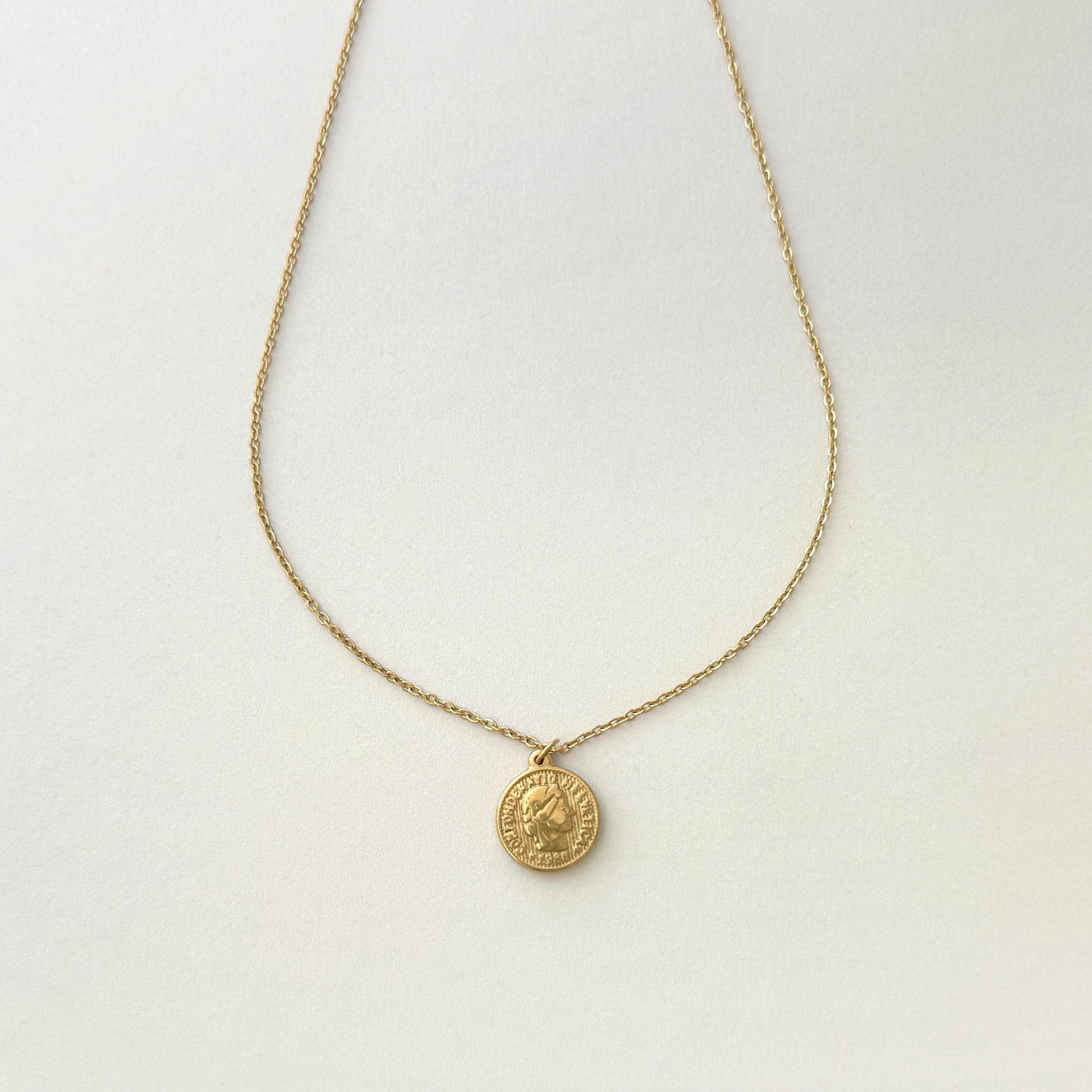 Coin Charm Necklace