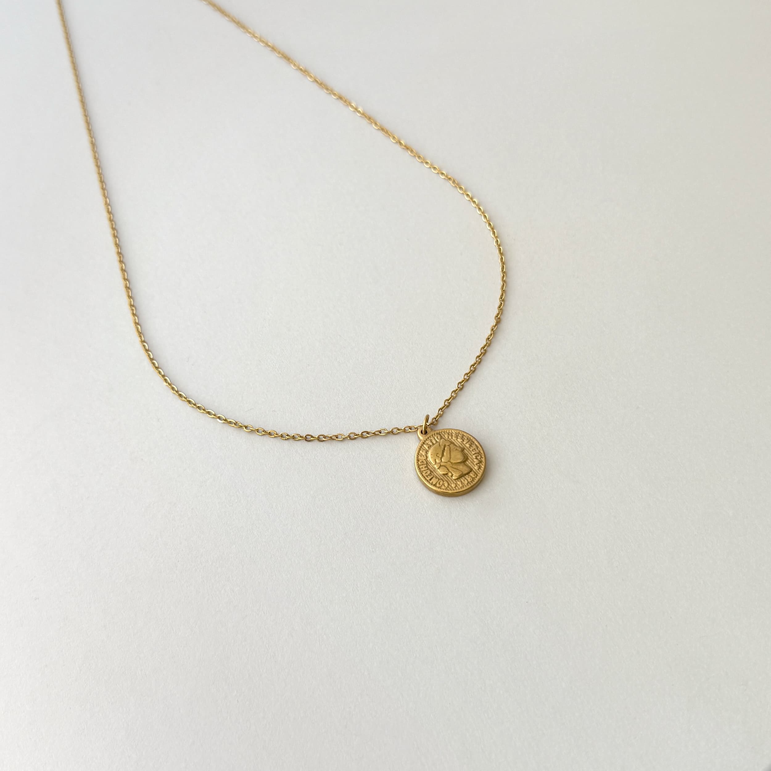 Coin Charm Necklace