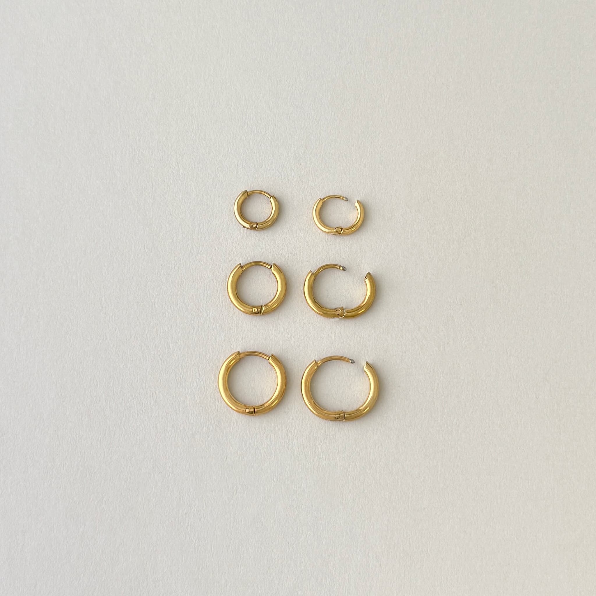 Gold Classic Hoops