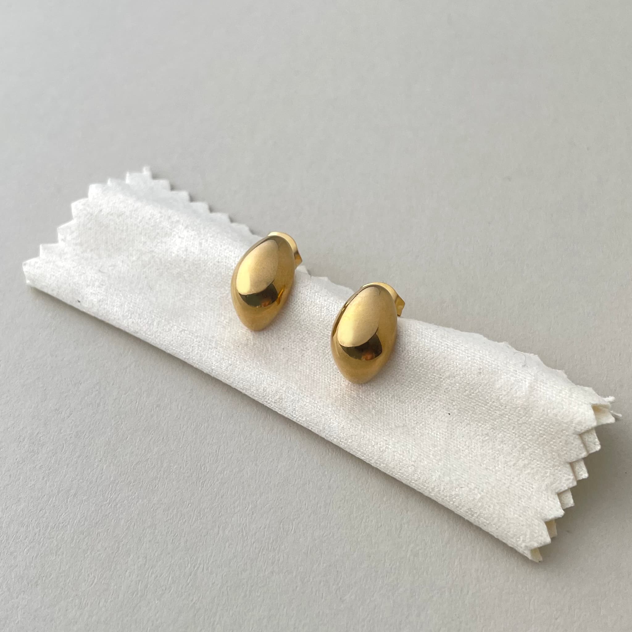 Mini Dome Gold Studs