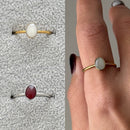 Petite Oval Adjustable Ring