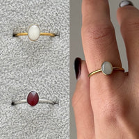 Petite Oval Adjustable Ring