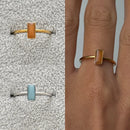 Baguette Adjustable Ring
