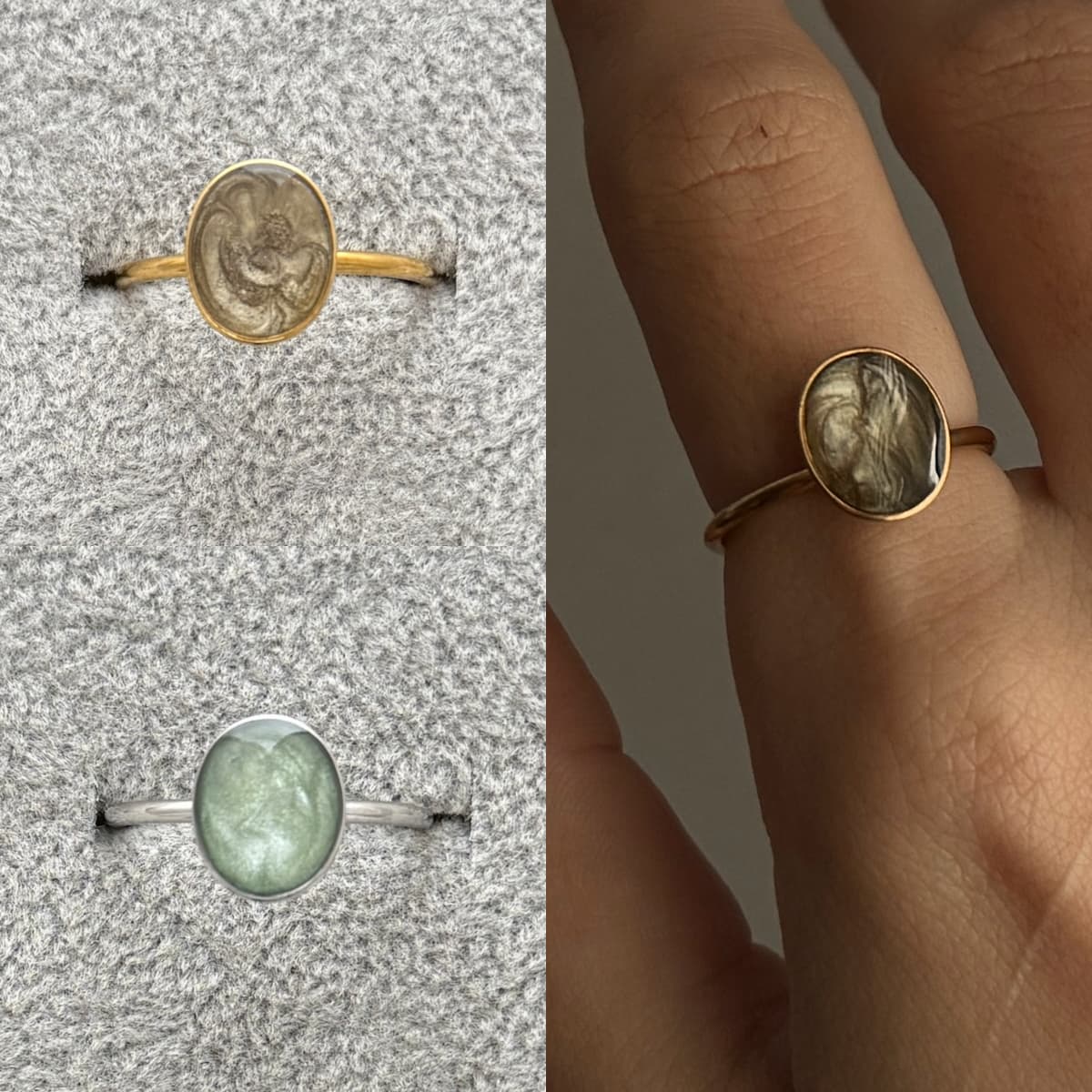 Oval Adjustable Ring