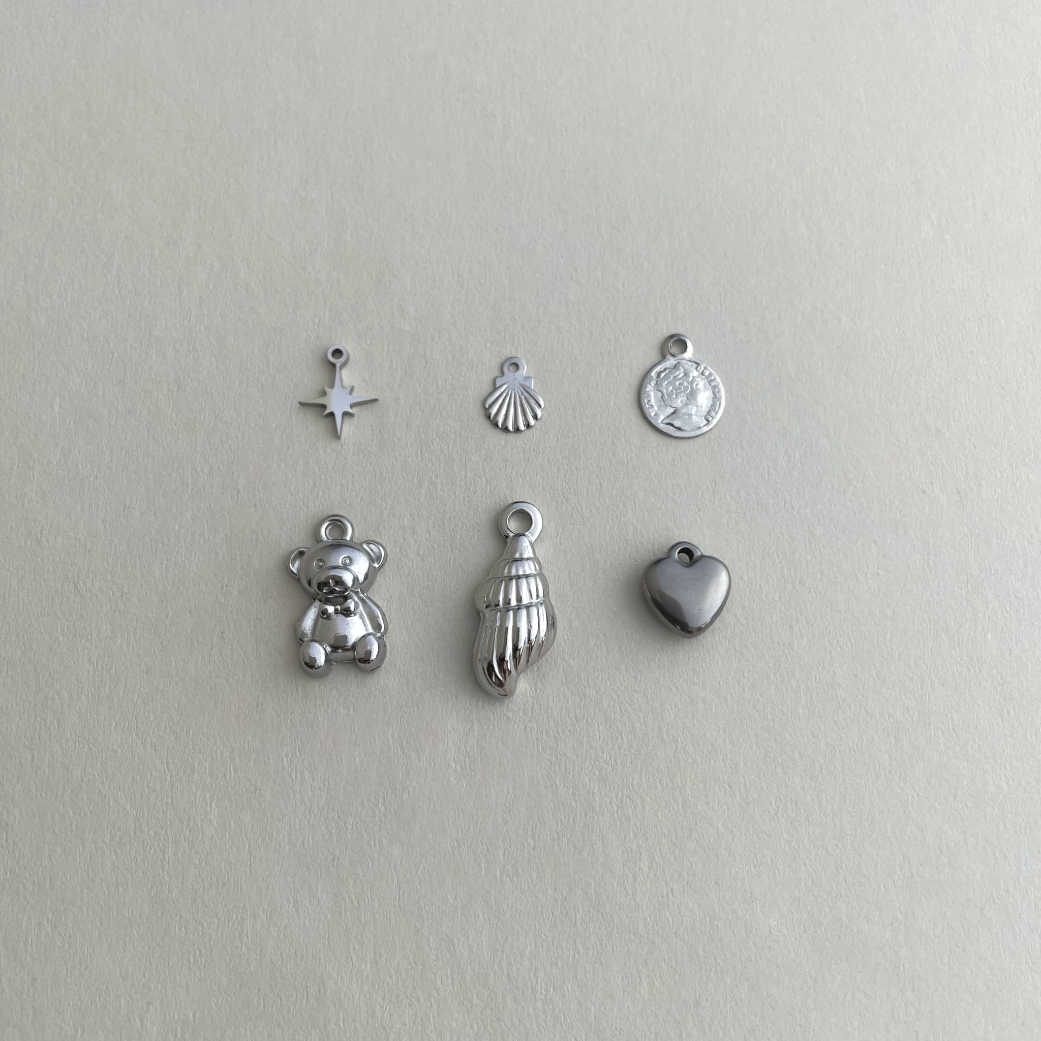 Small Silver Charms