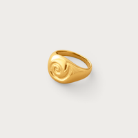 Spiral Signet Ring