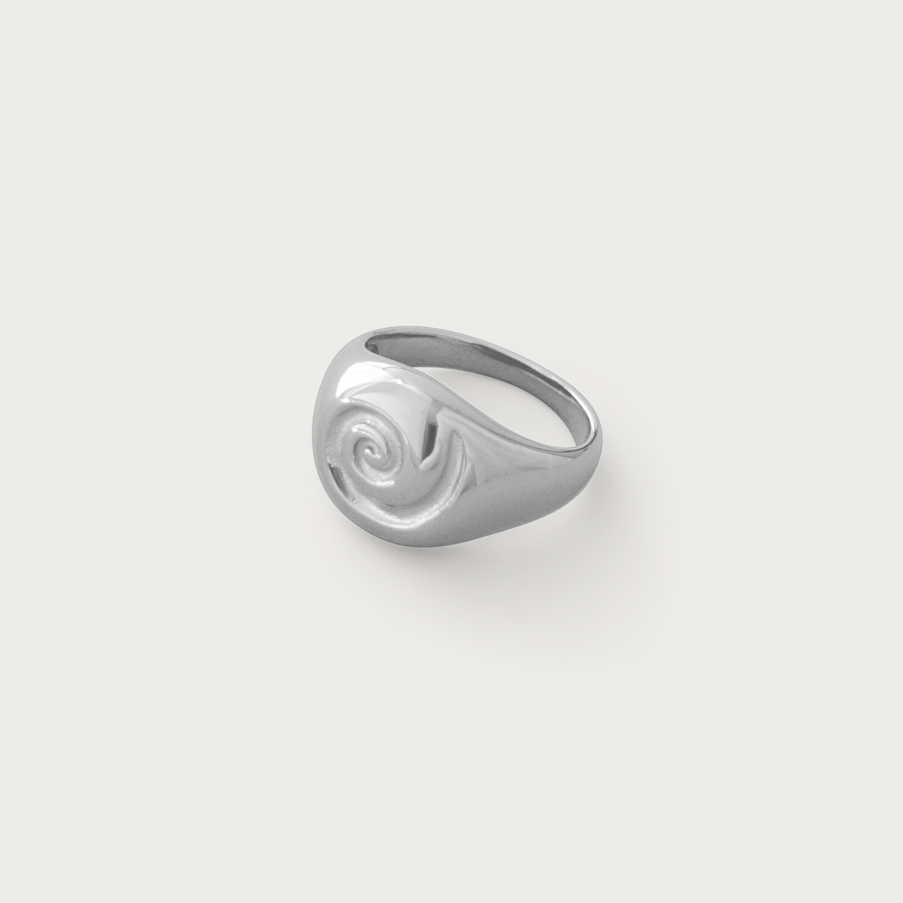 Spiral Signet Ring