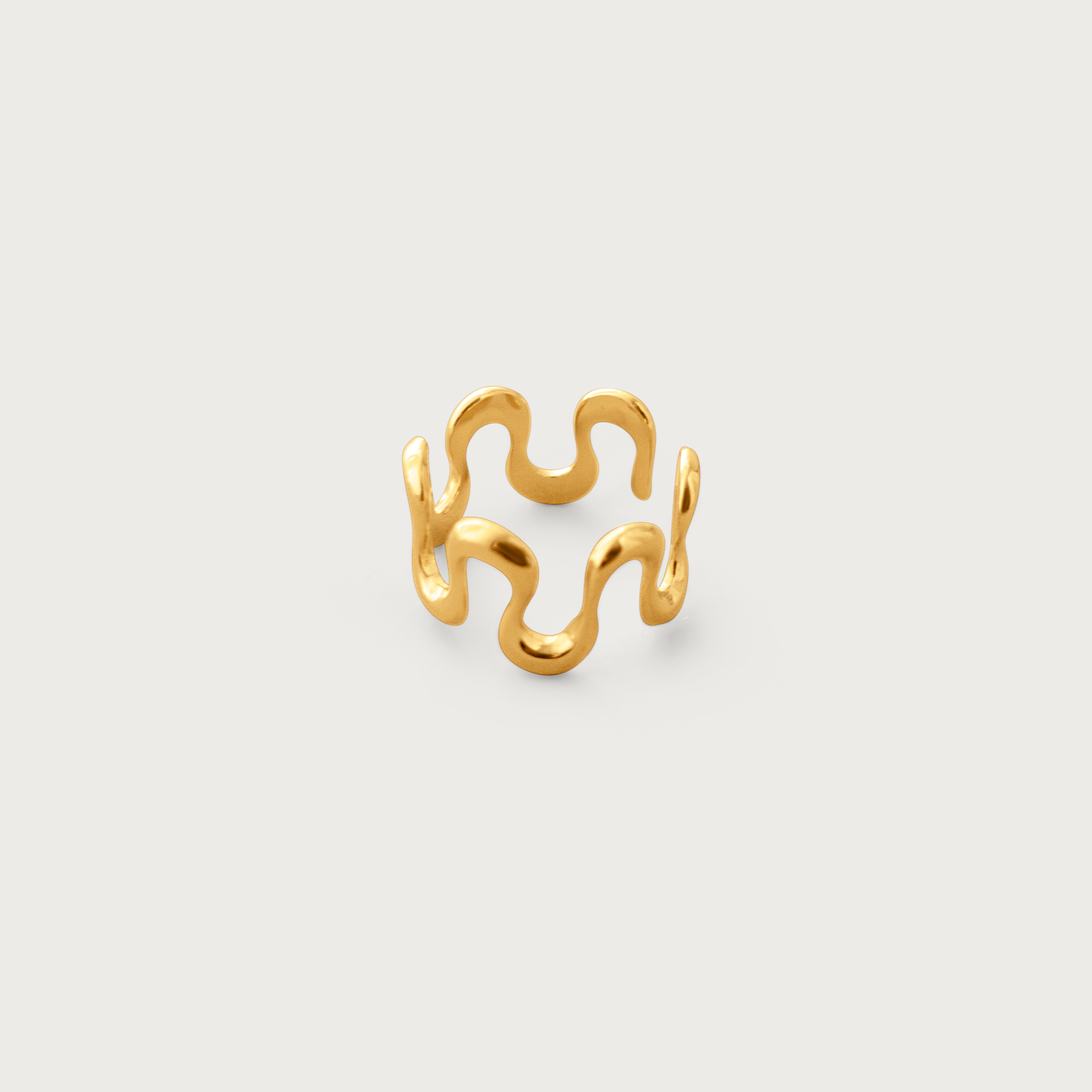Waveform Band Ring