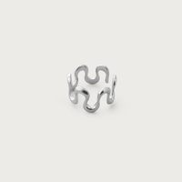 Waveform Band Ring