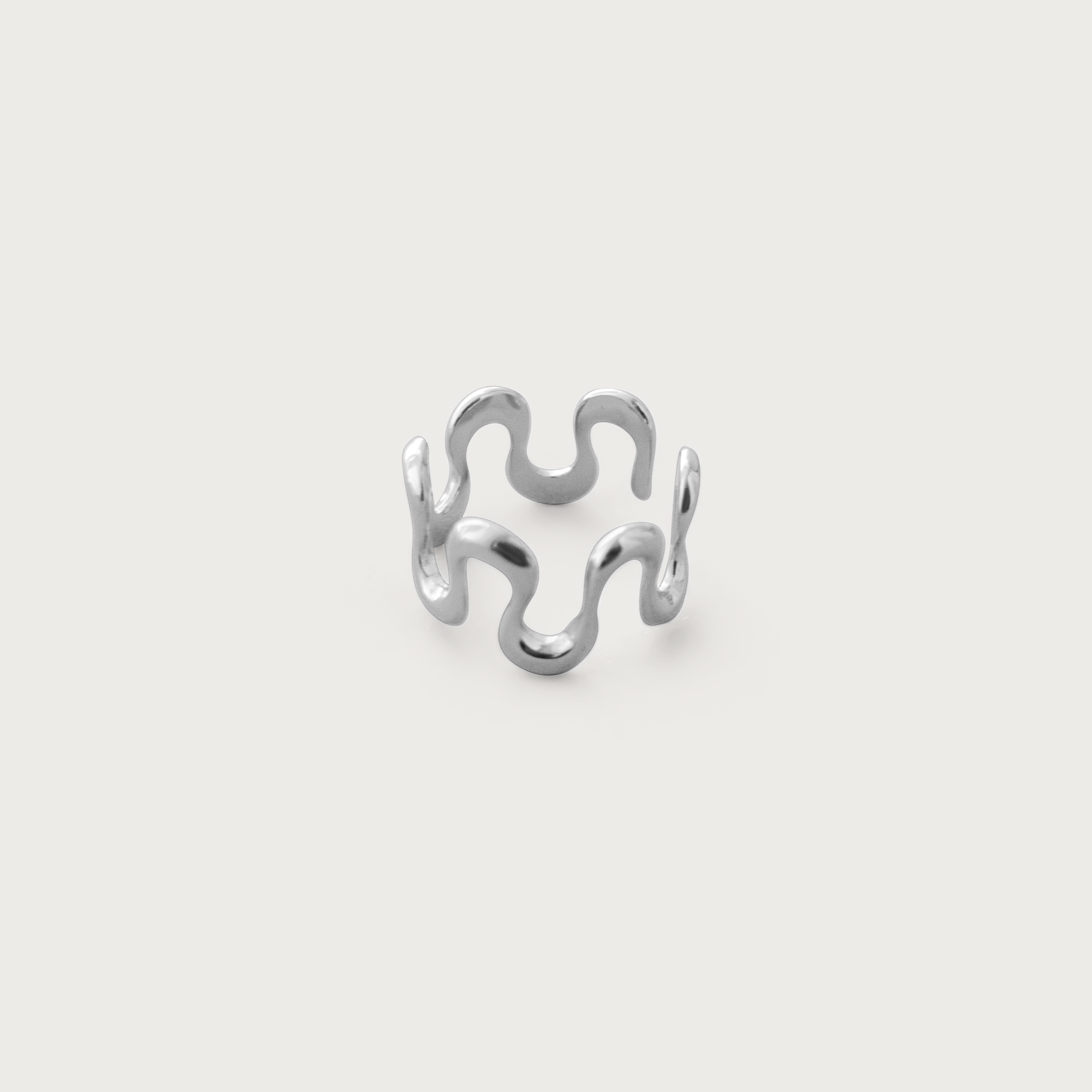 Waveform Band Ring