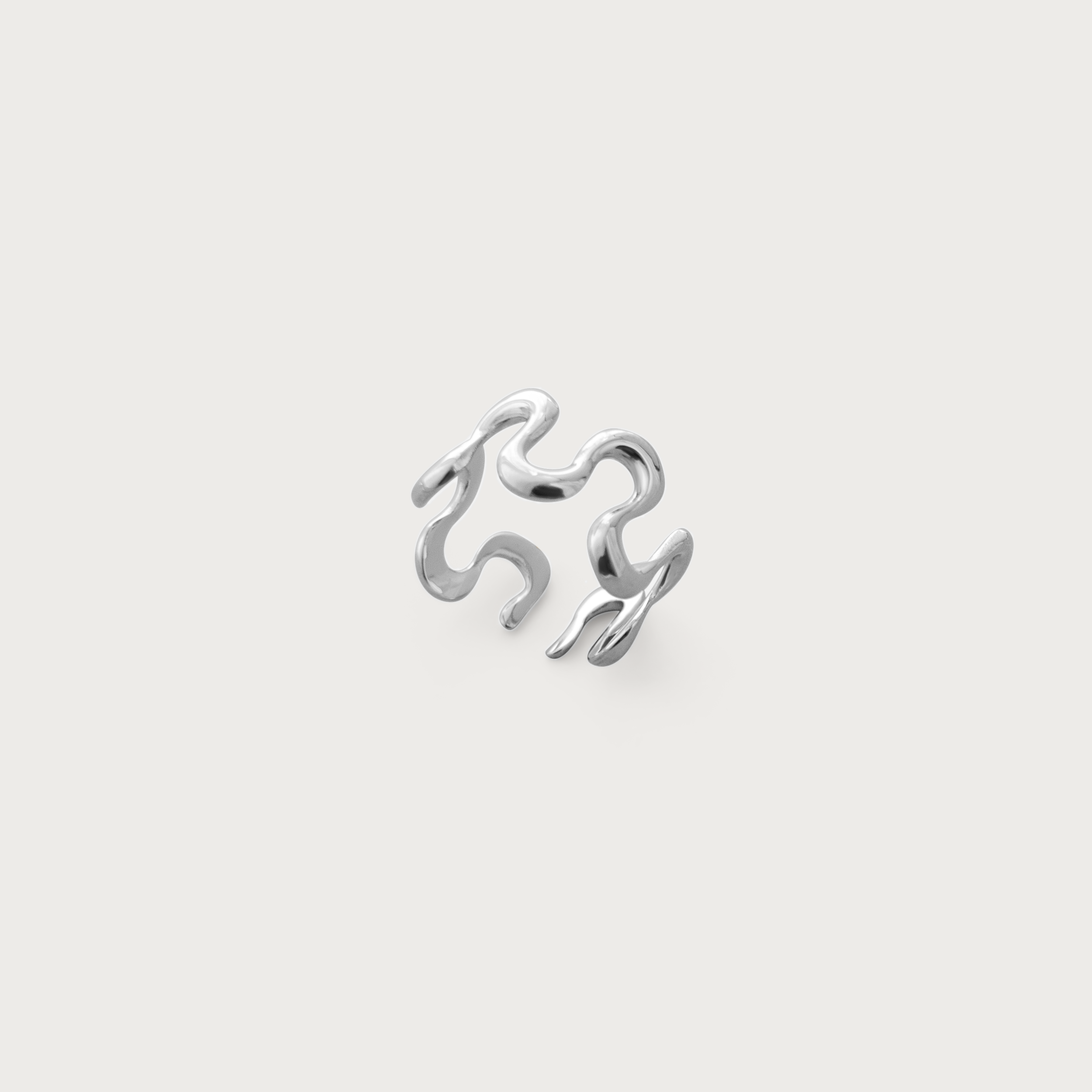 Waveform Band Ring | Waterproof Stainless Steel Jewellery – Konatsu