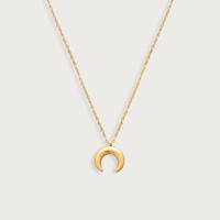 Horn Crescent Necklace