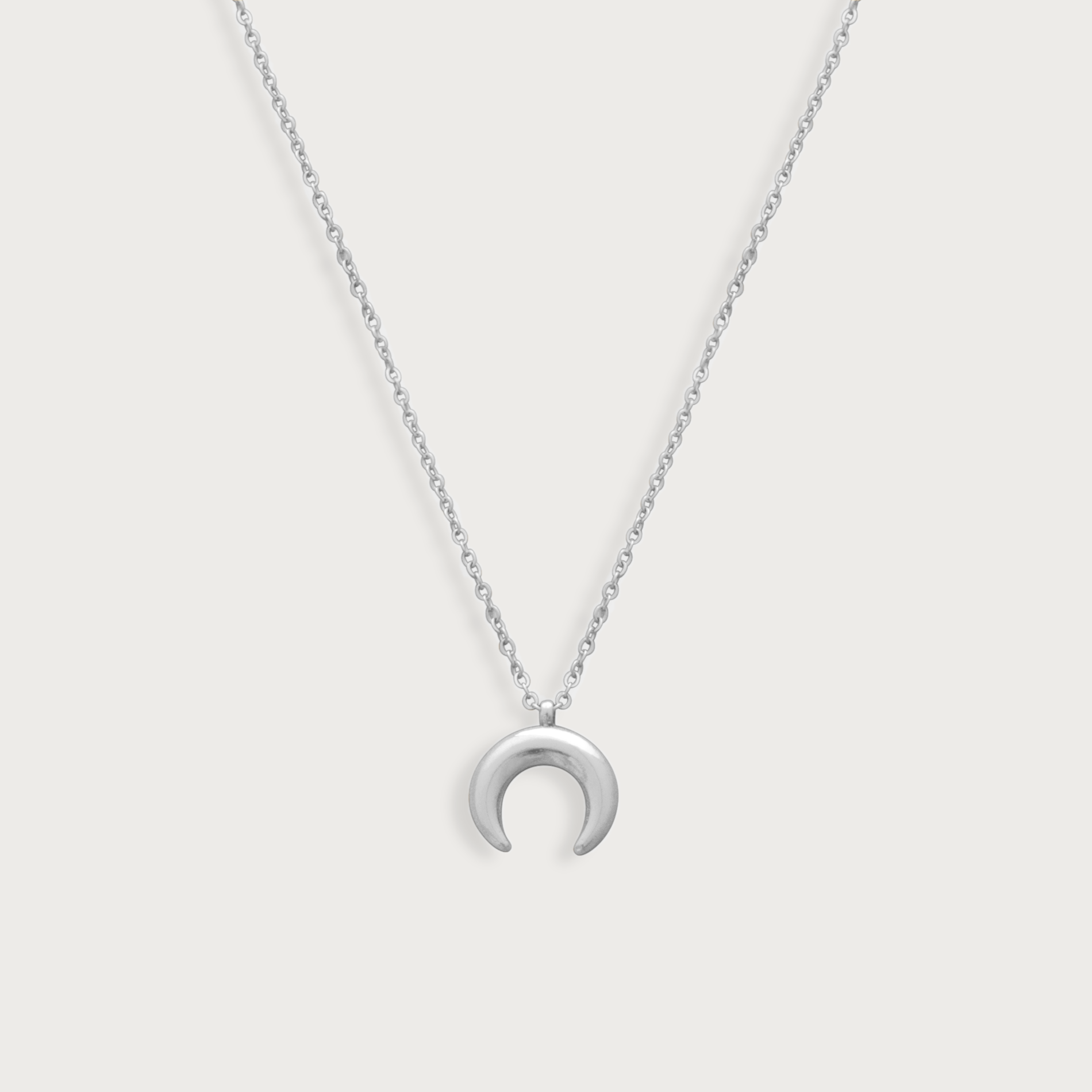 Horn Crescent Necklace